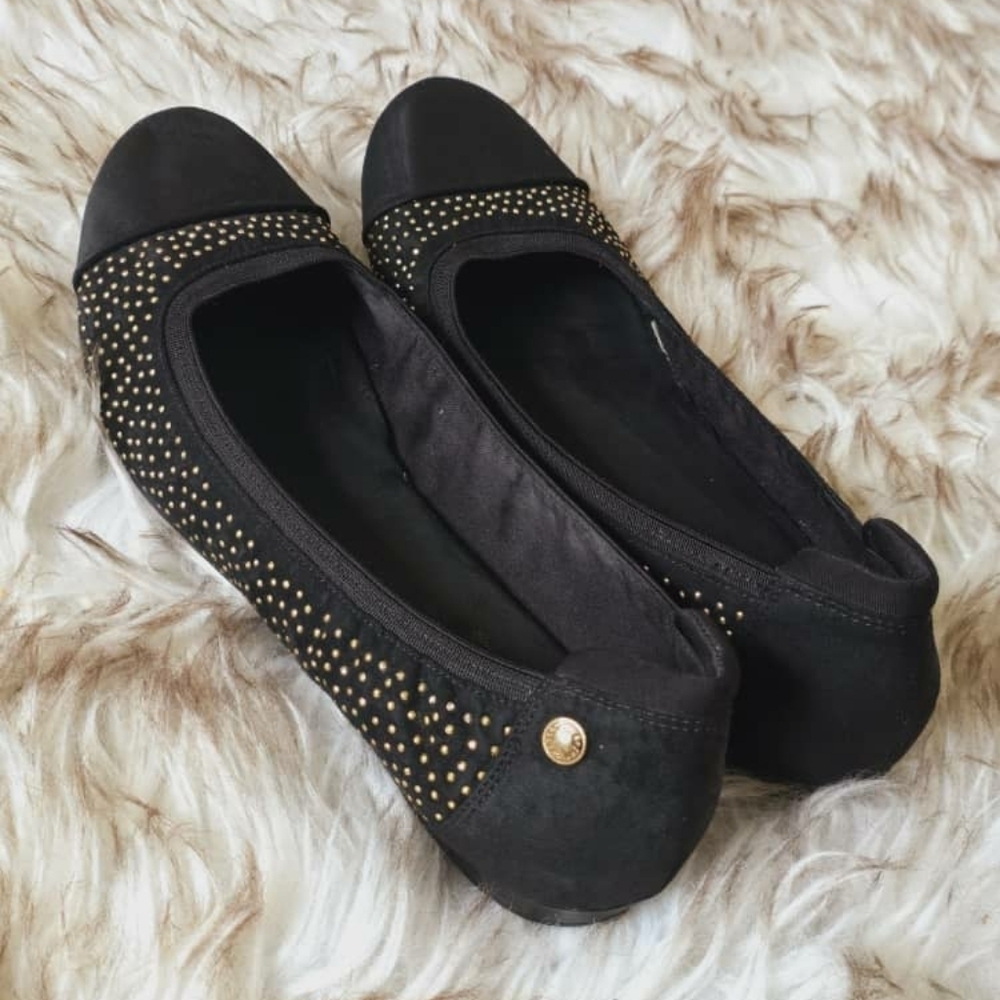 Anne klein Sequine Studded Stretchy Ballet Flats Slip-On Shoes Size 9.5M 🌴